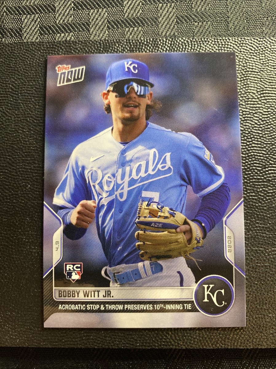 ?? 2022 TOPPS NOW BOBBY WITT JR #21 ROOKIE CARD RC ? | eBay