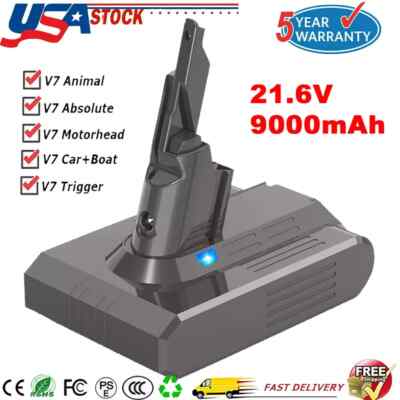 For Dyson V7 Battery SV11 Extra Trigger Motorhead Pro 8.0Ah lithium Battery
