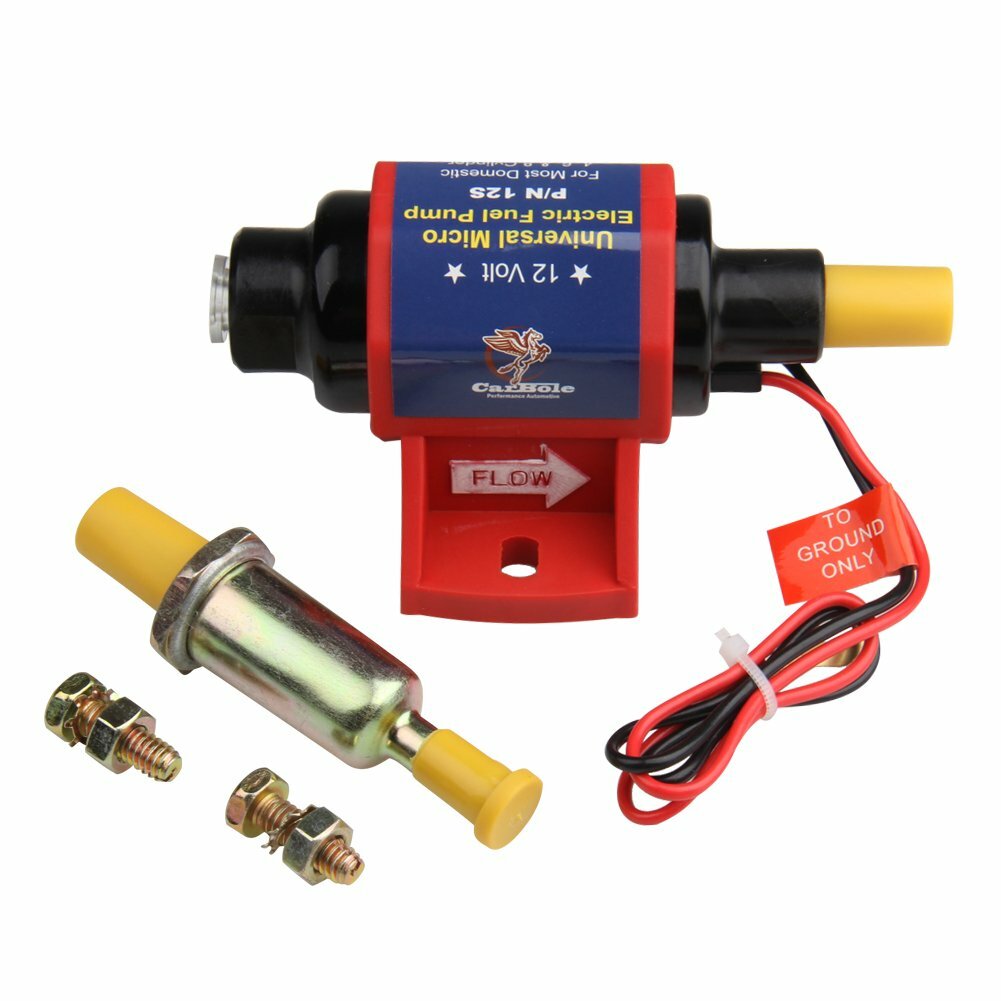 Universal Electric Inline Fuel Pump Carburetor 47 PSI 32 GPH Gas