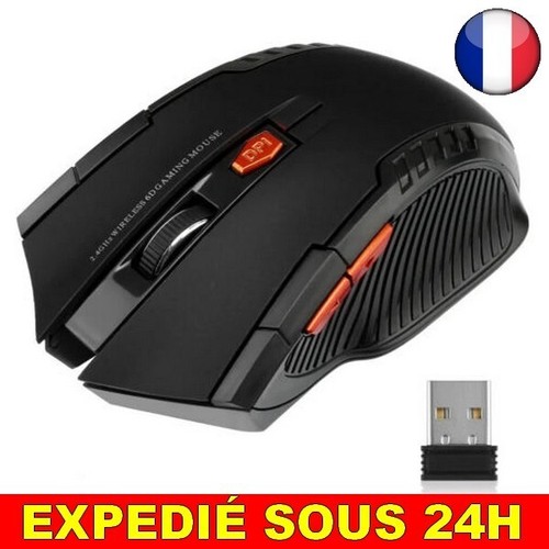 Souris Bluetooth Mini Sans Fil Pour PC Portable - 2.4 GHz, Optique, Sur Batterie (neuf)