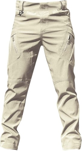 Medium Cargo Pants for Men Waterproof Lightweight Hiking Work Pants Relaxed