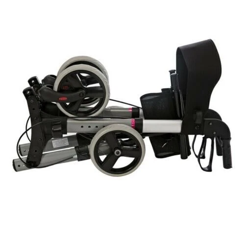Alu Rollator klappbar Leichtgewichtsrollator Laufhilfe Gehhilfe Gehwagen Neu - Bild 3 von 4