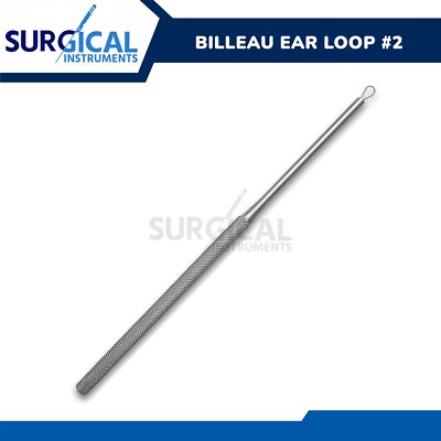 BILLEAU Flexible Ear Loop 6.5 Large Size #2 Steel Loop German Grade