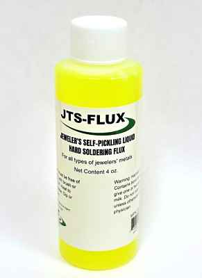 JTS-FLUX Self Pickling Flux Gold Silver Jewelry Hard Soldering 4oz USA