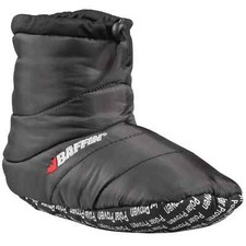 Baffin Unisex Cush Booty Hybrid Slipper in Black size from S to L