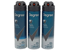 3 X Degree Black  White Fresh Dry Spray 48Hour 3.8oz Antiperspirant Deodorant