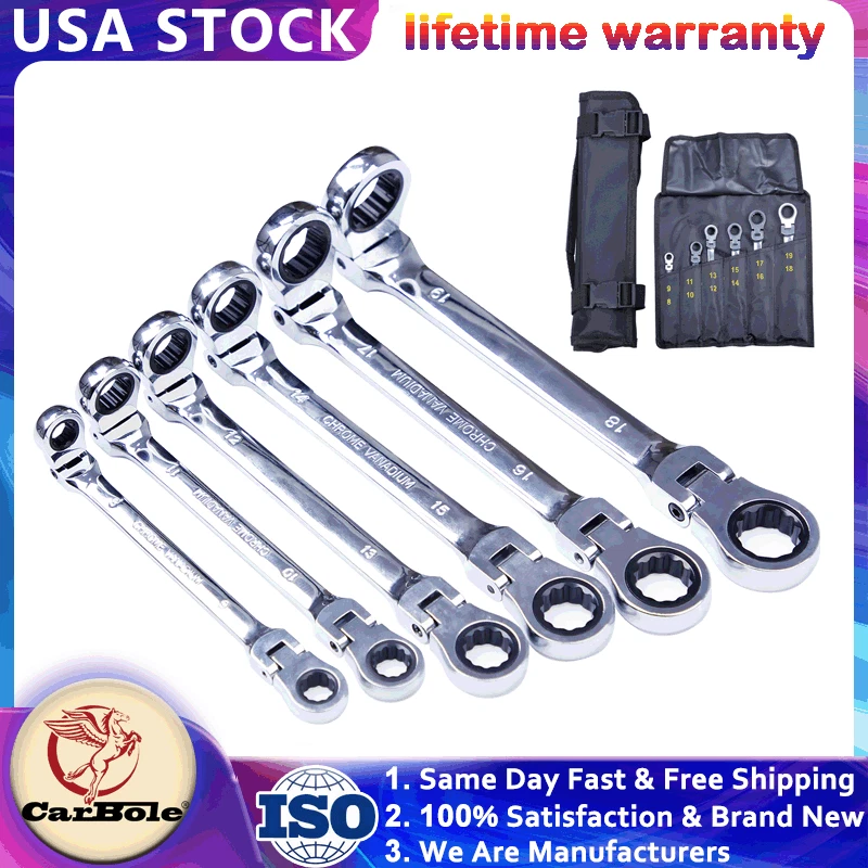 Cornwell double flex 2024 ratcheting wrench set