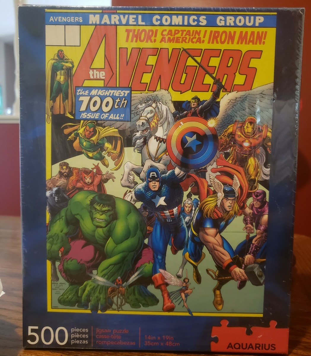 Avengers NEW Comic Cover 500-Piece Jigsaw Puzzle Sealed Marvel