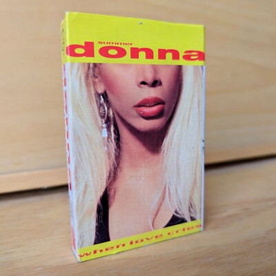 DONNA SUMMER When Love Cries Cassette Single 1991 Atlantic Records