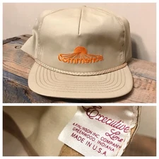 VINTAGE Commence Seed Adjustustable Snapback AG Farmer Trucker Rold Rope HAT USA