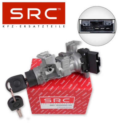 SRC SCHLIEßZYLINDER + ZÜNDSCHLOSS GEHÄUSE FÜR VW POLO V VI UP IBIZA FABIA III IV