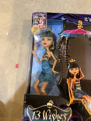 Monster High 13 Wishes Cleo de Nile Desert Frights Oasis Doll & Playset Sealed