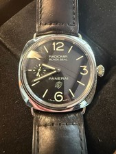 Panerai Radiomir Black Seal 45mm Handaufzug PAM00380 Original Papiere + Box