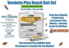 Vendetta Plus Cockroach German Roach Control Bait Gel w/ Nyguard IGR ~SHIPS FAST