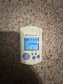 Working Sega Dreamcast HKT-3020 W/ Controllers, Games, VMU Memory Cards, + More