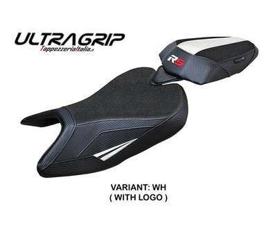 Sattelbezug Sitzbezug Bezz UG Wei + logo Tpz kompatibel APRILIA RS 457 2023 2026