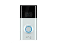New Ring Video Doorbell 2 Wire-Free 1080p HD WiFi Smart Camera - Silver