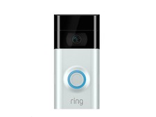 New Ring Video Doorbell 2 Wire-Free 1080p HD WiFi Smart Camera - Silver