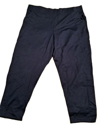 hue leggings 3x  Ponte 7/8 Leggings Navy Color