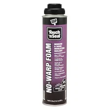 Touch 'N Seal 7565029712 Spray Foam Sealant, 20 Oz, Aerosol Can, White,
