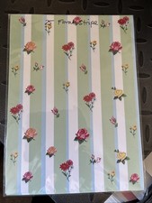 25 Green Floral Stripe Papers A4. Ideal Card Making, Scrapbooking Etc