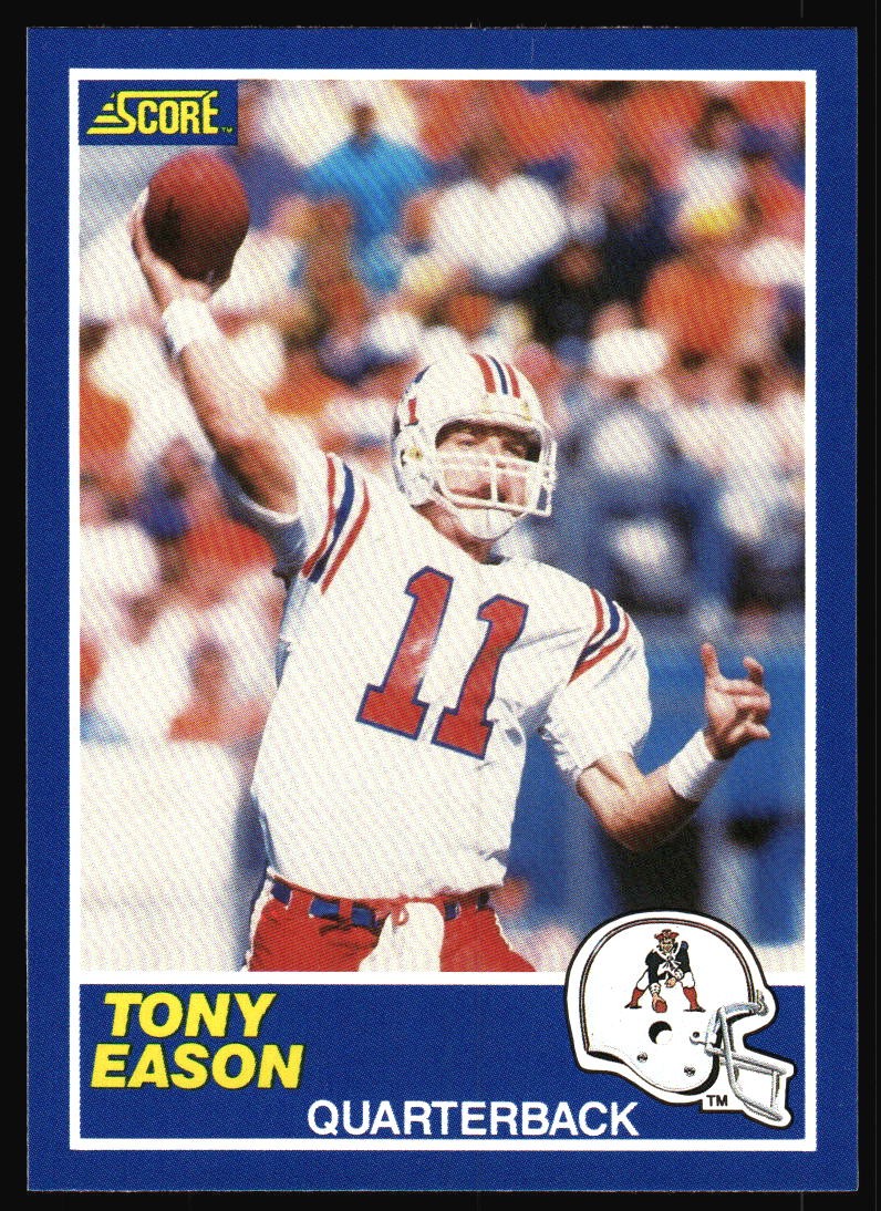 1989 Score Tony Eason #32 New England Patriots