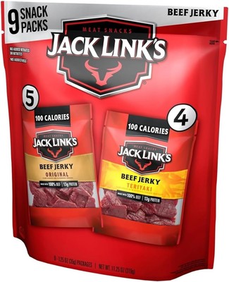 Beef Jerky Variety Pack - Original and Teriyaki - (9 Pack) 1