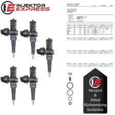 5x 0414720309 Pumpe Düse Einheit PDE VW Multivan Transporter 2.5 TDI 07Z130073N