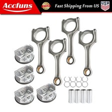 4 Pcs Connecting Rod Piston Kit For Hyundai Sonata Kia Sorento Optima 2.4l 11-19 4 Pcs Connecting Rod Piston Kit For Hyundai Sonata Kia Sorento Optima 2.4l 11-19