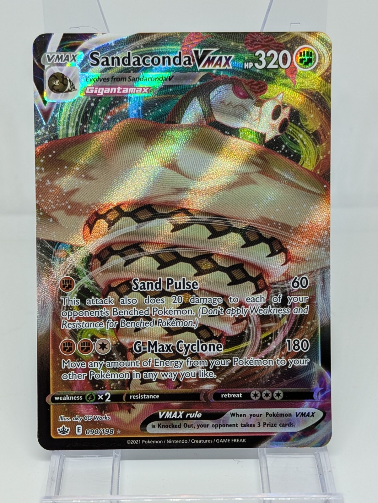 Sandaconda VMAX 090/198 SWSH06: Chilling Reign NM Full Art English