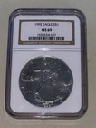 1992 American Silver Eagle NGC MS69 Brown Label