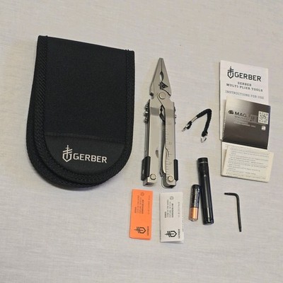 Gerber  MP600 Multi-Tool Plier +Sheath +Flashlight  New Maintenance Kit G07570N