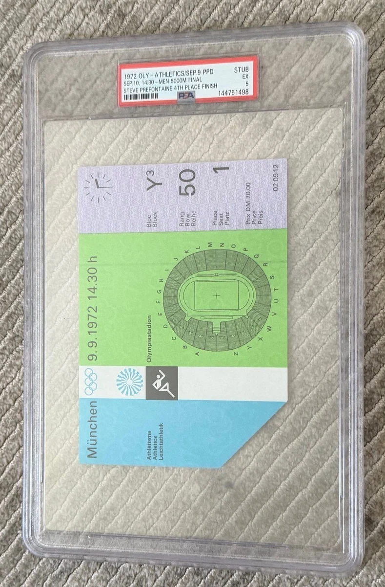 Billets Olympiques Munich 1972 - Lot De 2 Billets D'origine - Souvenir Historique