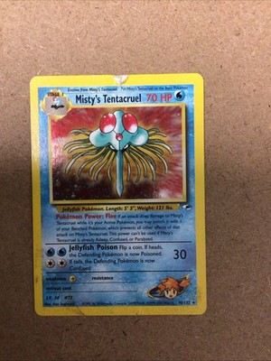 Pokemon Misty's Tentacruel - Gym Heroes 10/132
