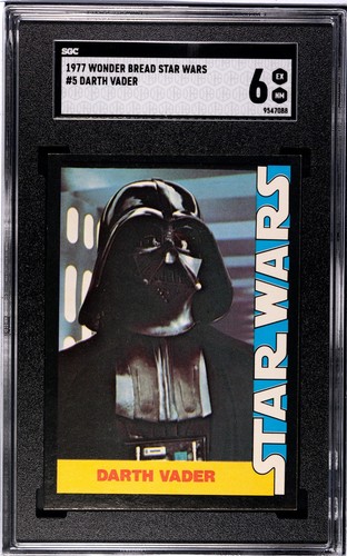 1977 Wonder Bread Star Wars #5 Darth Vader — SGC 6