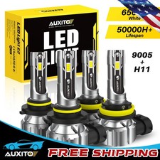 Auxito 9005h11 Led Headlight Bulbs 6500k Set White Fit For Honda High Low Beam