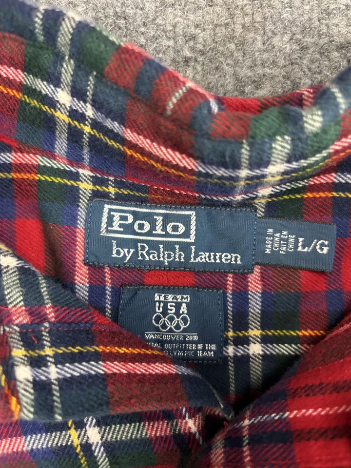 Polo Ralph Lauren Team USA Shirt Mens Large Vancouver 2010 Olympics Olympic Game - Image 3 of 4