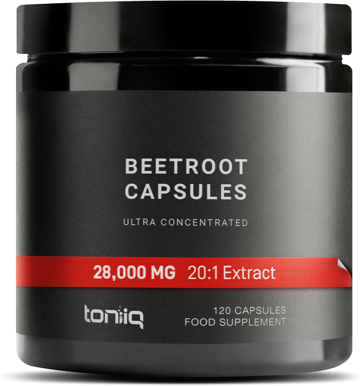 28,000Mg 20X Concentrated Extract Beetroot Capsules - Natural Nitric Oxide Boost