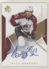2018-19 SP Authentic 2019-20 Update Limited Alex Kerfoot #66 Auto 1q2