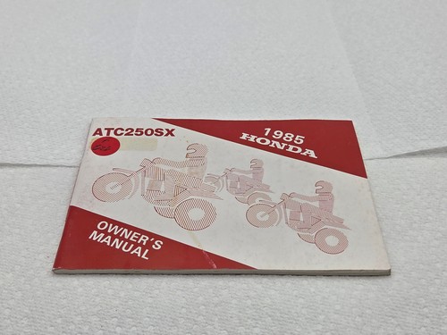 1985 Honda ATC250SX Owner's Manual Owner Owners Factory Guide ATC 250SX OEM