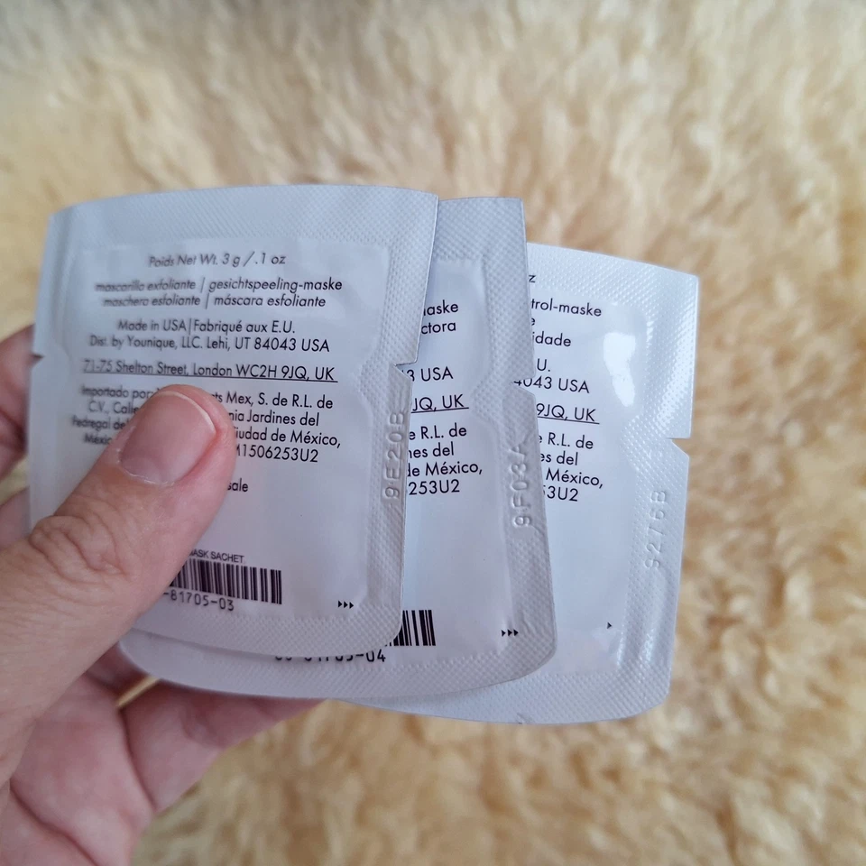 3 New Younique YOU·OLOGY Exfoliating OiL Control Perfecting mask Sample Travel - Image 2 of 4