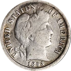 1893-P Barber Dime