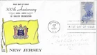 1964 FDC, #1247, 5c New Jersey 300th, Fluegel Covers