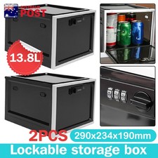 2X Lock Box Medicine for Safe Medication Locking Home School Safety Childproof