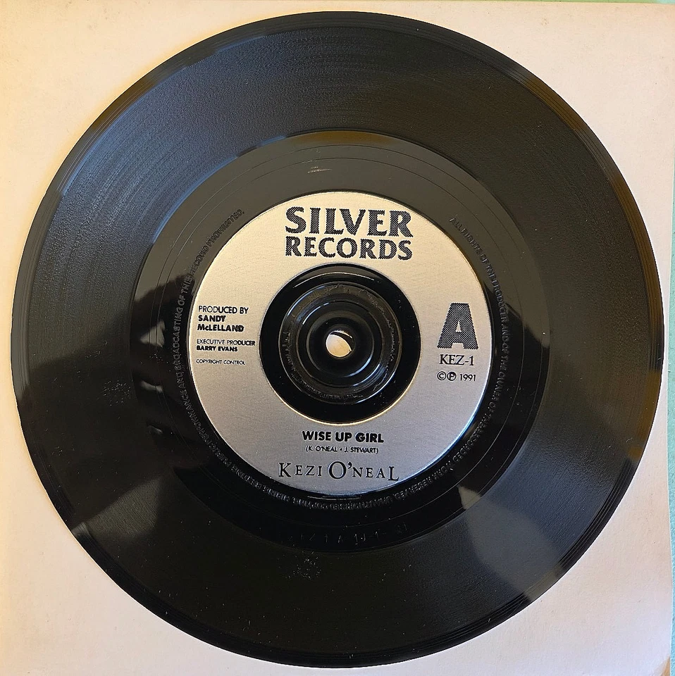 Kezi O'Neal - Wise Up Girl b/w Instrumental 7" Single UK 1991 Zustand: Excellent - Bild 3 von 4