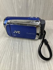 JVC Everio GZ-MS130AU Camcorder Blue w/ Battery No Charger UNTESTED