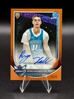 2025-26 Bowman Basketball - Ryan Kalkbrenner #BCA-RK (RC) Chrome Auto Orange /25