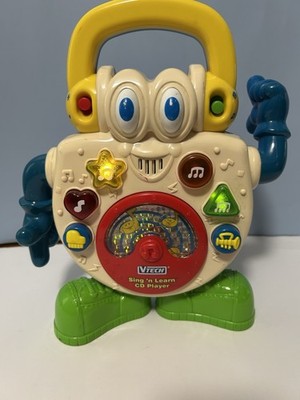 Vintage VTech SING 'N LEARN Musical Robot Kids Learning Toy. It Works!