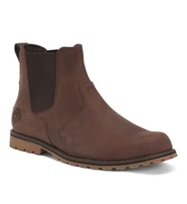 TIMBERLAND Men's Leather Attleboro Mid Chelsea Boots Men's Size 8