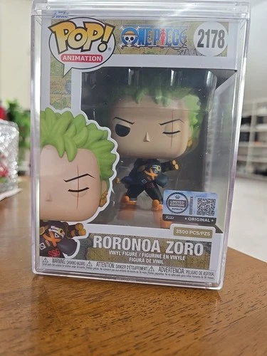 Funko Pop! One Piece: Roronoa Zoro #2178 - Limited /3500 Royalty  W/ Protector